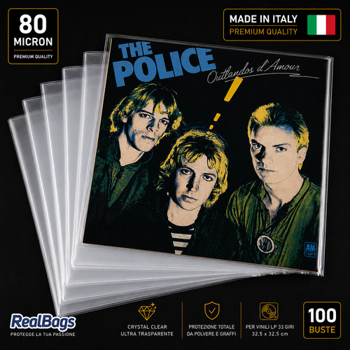 100 buste polipropilene vinili - 100,